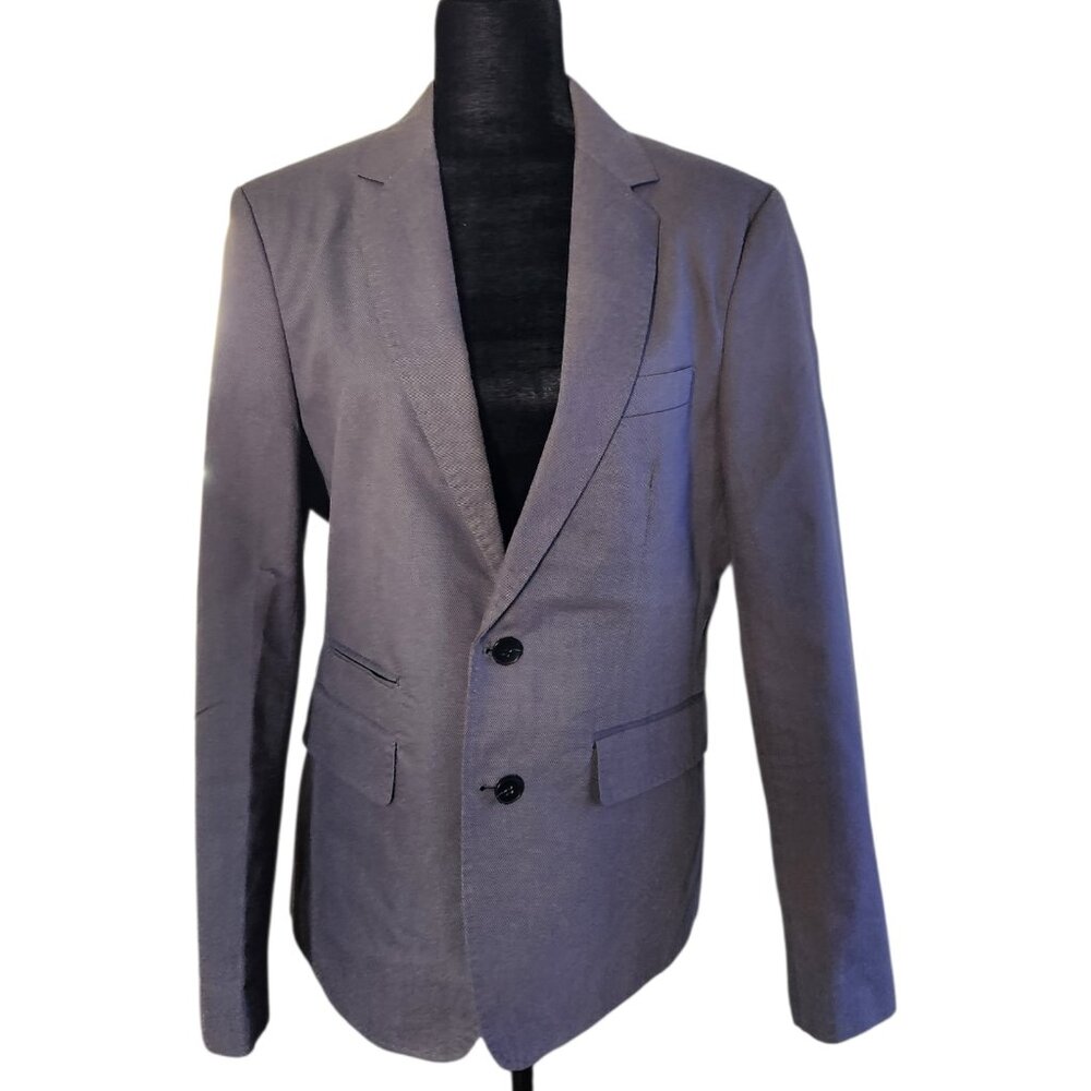 21 Men An American Brand Size Medium Gray Long Sleeve Tuxedo Jacket